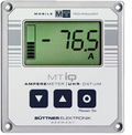LCD-amperemeter med 100 A shunt for solcelleanlegg fra Büttner Dometic, forfra