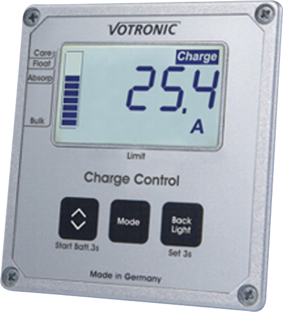 LCD-Charge Control S-VCC 12V ladeomformer Votronic front