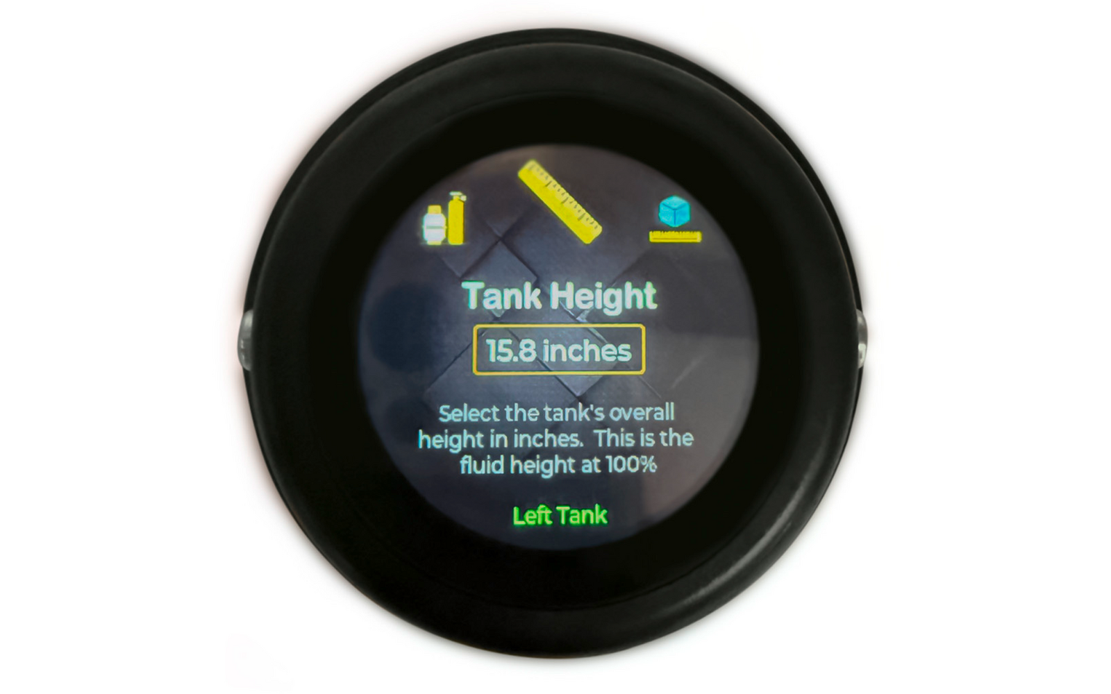 LCD-monitor for innendørs gassnivåvisning Bluetooth - Mopeka Pro med monteringsholder