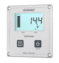 LCD-voltmeter S for bobilbatteri fra Votronic vist forfra