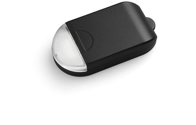 LED garderobelampe Ovo 4x LED batteridrevet svart fra Reimo
