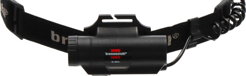 Detalj av LED-hodelykt SL 500 A sensor og strømbryter