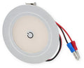 LED innbyggingsspot aluminium med touchbryter 12V Ø68mm Dimatec forfra