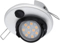 LED-innbyggingsspot L20RM 160lm svingbar ø8cm forfra