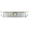 LED innbyggingsspot Mars 12 V 150 lm børstet aluminium bakside