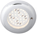 LED innbyggingsspot Nova krom med bryter 12V 1,2W 68lm ø70mm forfra