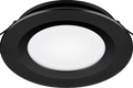 LED innbyggingsspot TDL-5024 svart 12V 3W varmhvit front