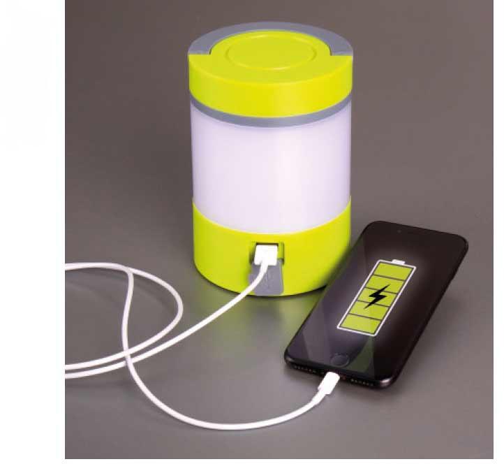 Detalj av LED-lampe med myggbeskyttelse 2000 mAh kaldhvit