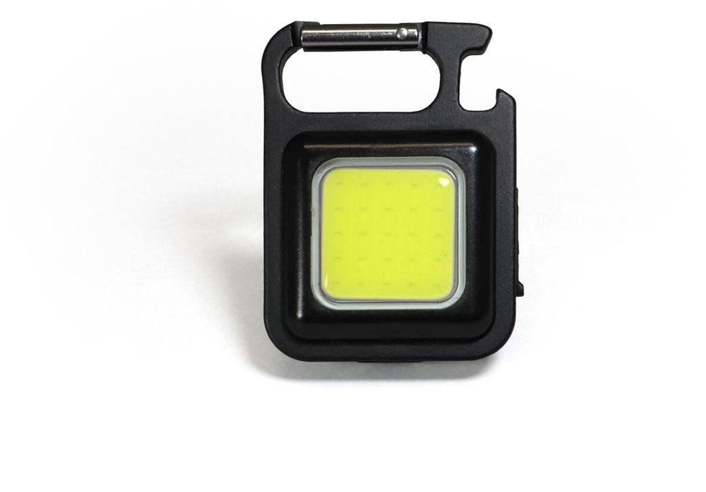 LED-lommelykt 500 lumen USB-C oppladbar 45 g aluminium forfra
