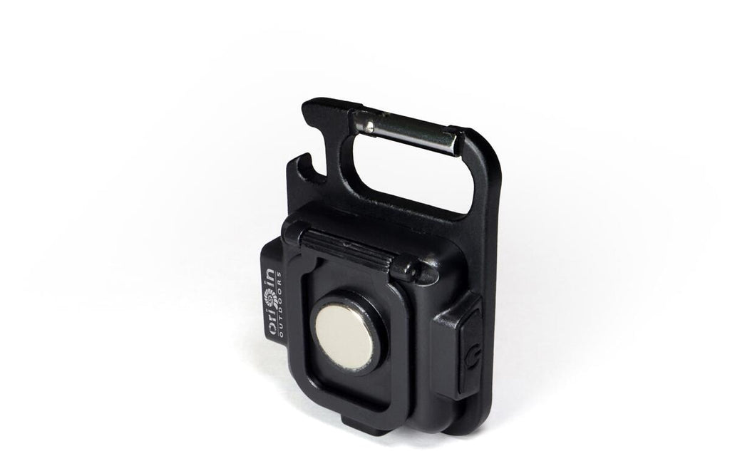 LED-lommelykt 500 lumen USB-C oppladbar 45 g aluminium detalj av knapp