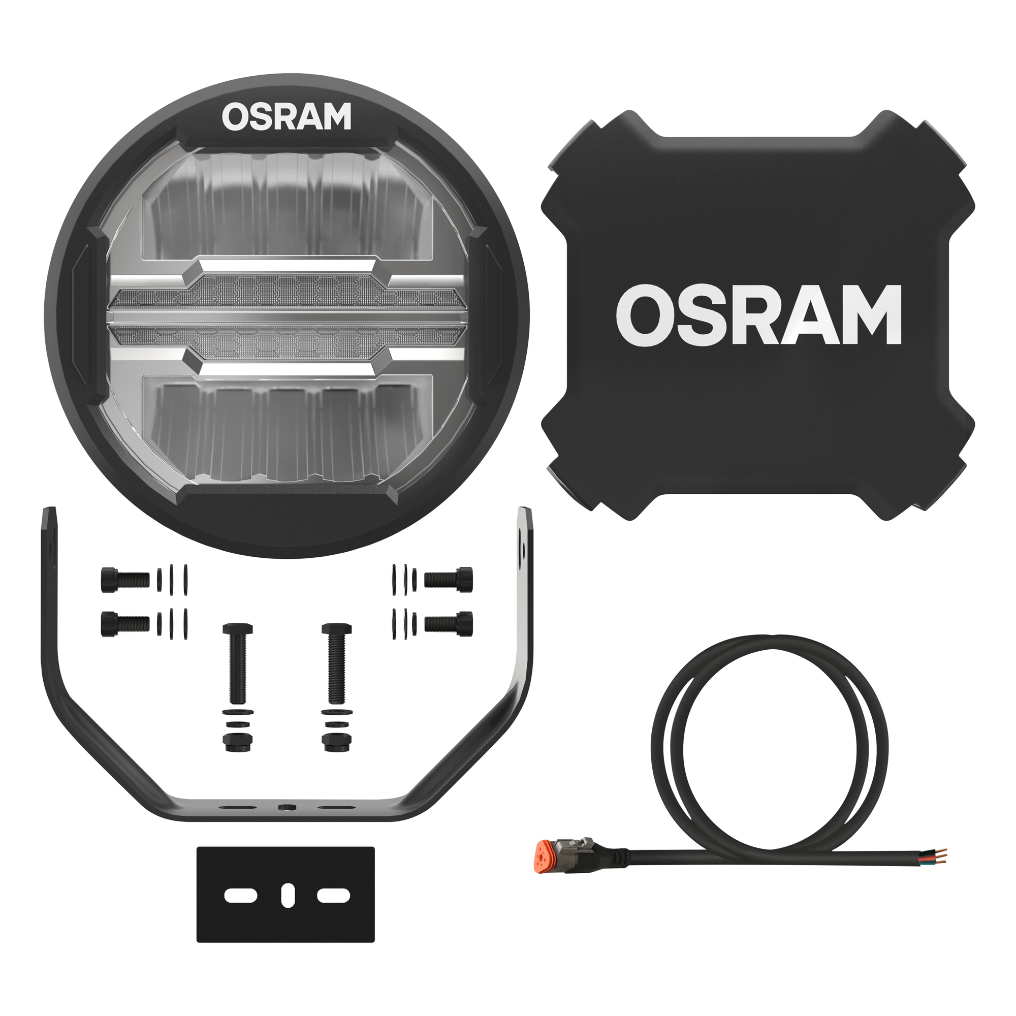 LED-lyskaster LEDriving ROUND MX260 forfra
