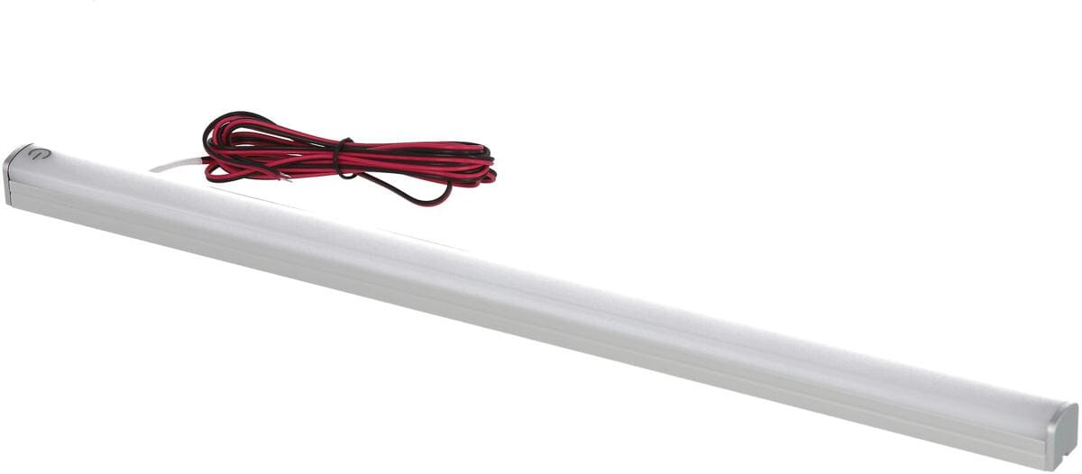 LED-lyslist 40cm med touch-sensor 5W 12V aluminium - Carbest forfra