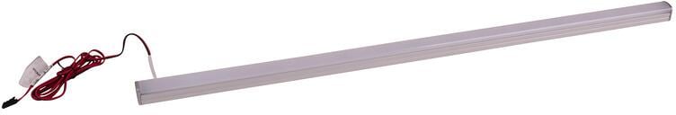 LED-lyslist 60cm med touch-sensor 5W 12V aluminium forfra