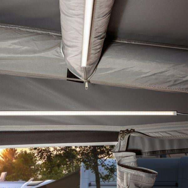LED-lyslistesett for fortelt 230V med fjernkontroll 120 cm emballasje