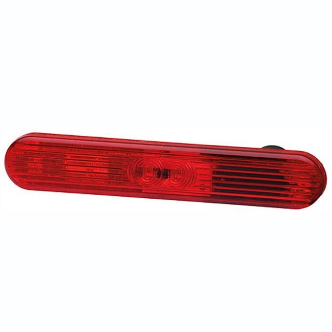 LED-markeringslys rød selvklebende 135x23 mm - Hella for campingvogn