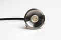 LED mini innbyggingsspot 12V/1W Ø28 mm rustfritt stål IP65 - Carbest forfra