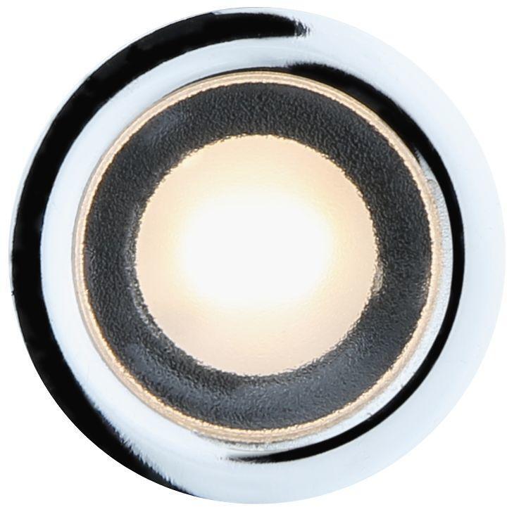 LED minispot IP65 12V 0,4W Ø30mm krom nærbilde
