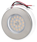 LED påbyggingsspot Flame 88 Touch Master forfra i stålgrå