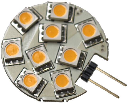 LED pære G4 dimmbar 150 lumen 1,5W 10-30V varmhvit - Carbest for campingbelysning