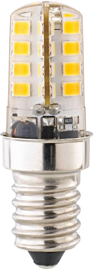 LED-pære E14 200 lumen 12V 2,5W varmhvit 2700K for campingbruk