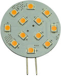 LED-pære G4 12/24V 2W 180 lm dimmbar varmhvit forfra