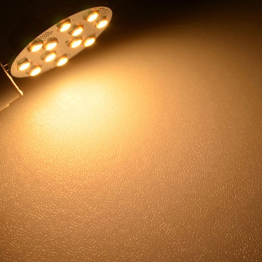 Detalj av LED-pære G4 12/24V 2W 180 lm dimmbar varmhvit