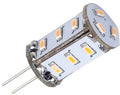 LED pære G4 82 lumen 15 SMD 1W 10-30V varmhvit - Carbest for campingbelysning