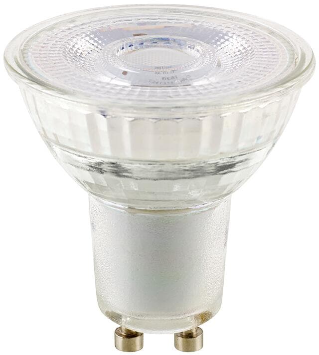 LED-pære GU10 4,7W 350 lumen 2700K dimbar RA90 - SIGOR for campingbelysning