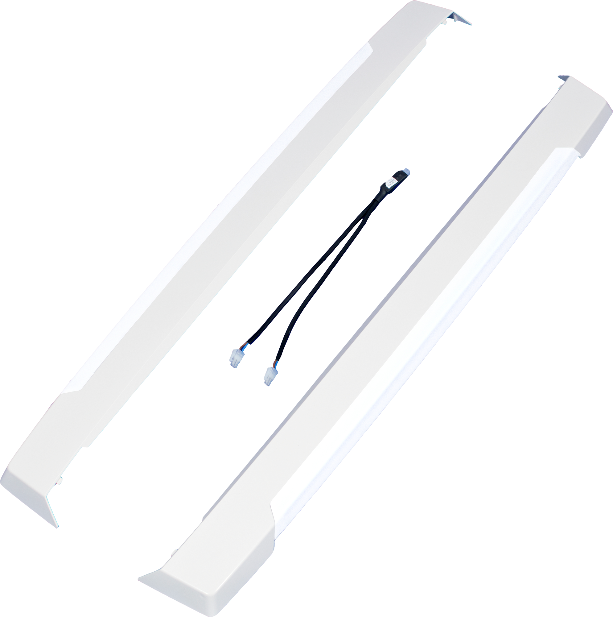 LED-sideblender for takluke VisionStar L pro signalhvit montert på takluke