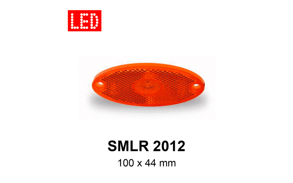 LED sidemarkeringslys SMLR 2012 med reflektor bakside