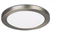 LED Slim Flex påbygglampe 12V 6W 460lm børstet nikkel front