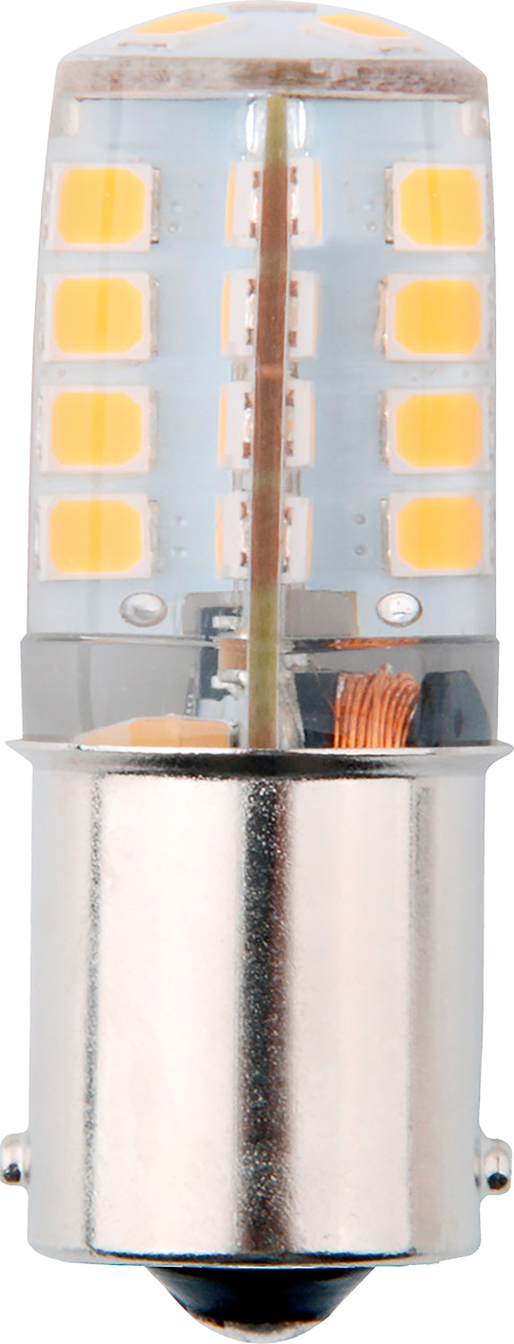 LED sokkellampe BA15s 12V 2,5W 200 lm varmhvit Sigor for campingbelysning