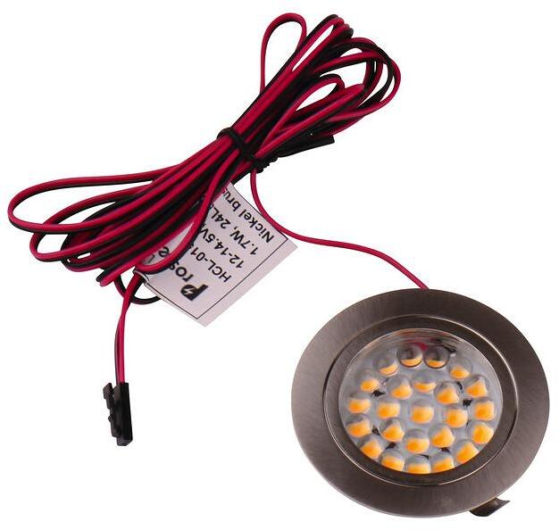 LED spot 24 LED 12V/1,7W rustfritt stål Ø65 mm 180 lm - Carbest nærbilde