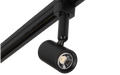 LED-spot Felino for Lanciano skinnesystem 1,5 W svart forfra