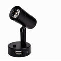 LED-spot Minitube D4 med USB-uttak 12V 1,5W aluminium fra Frilight