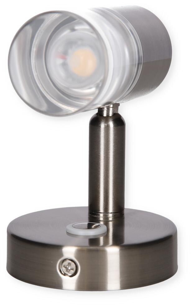 LED spot med touch-bryter 12V 2W dimmbar glasskjerm Carbest for campingbelysning