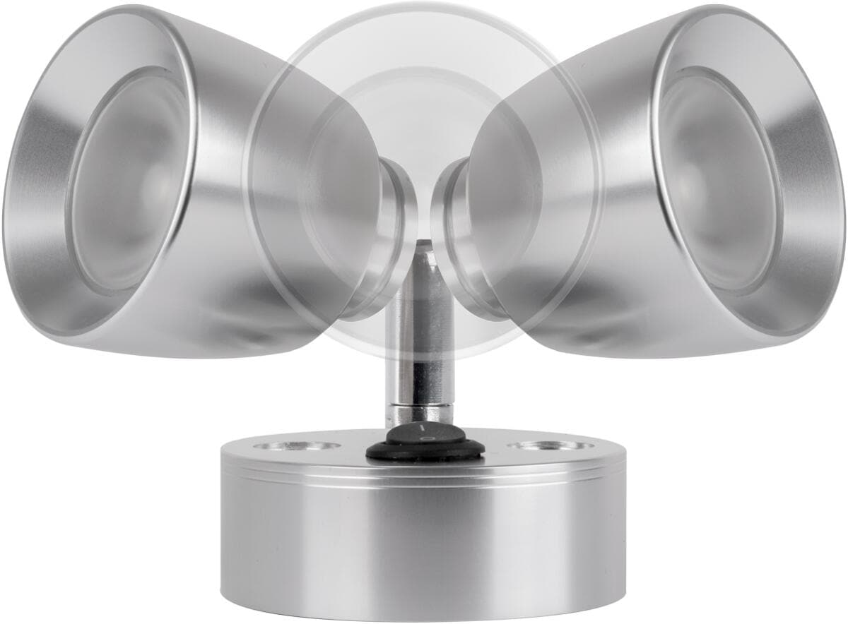 LED spotlampe Funky HP påbygg 12V 140 lm Ø6 cm detalj av reflektor