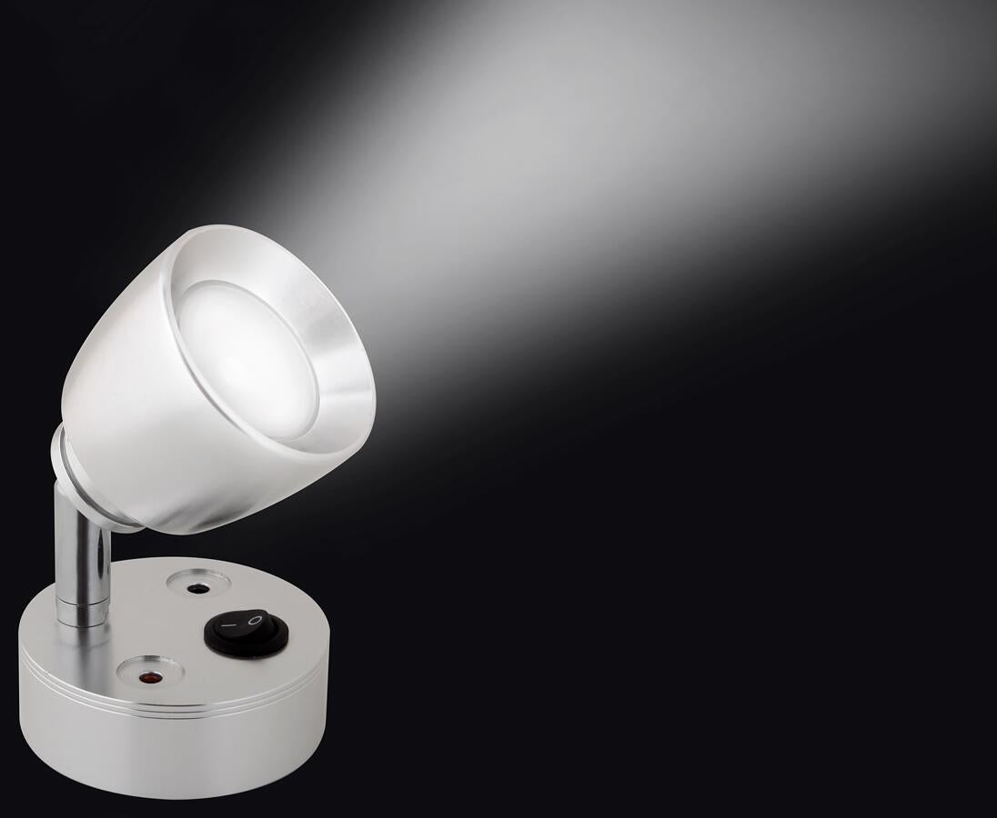 LED spotlampe Funky HP påbygg 12V 140 lm Ø6 cm montert