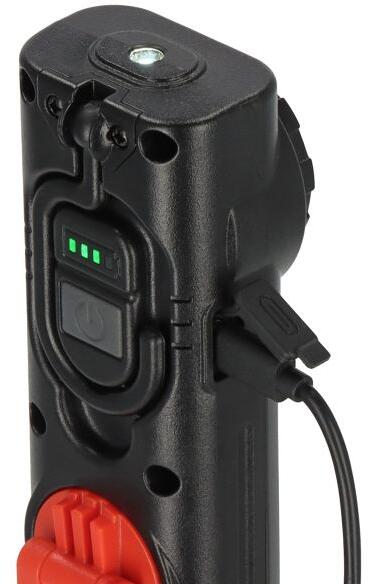LED stavlykt HL 300 AD med dynamo og magnet og krok