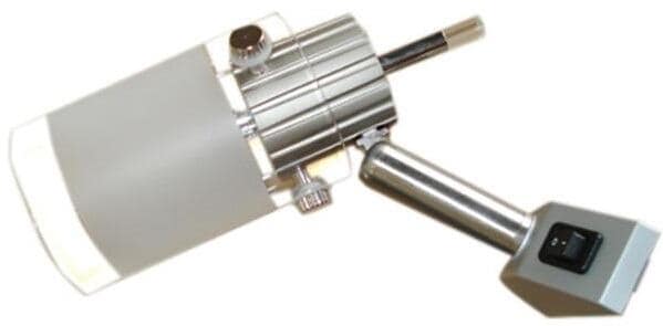 Detaljvisning av LED-strømskinnespot 12V 2W med ekteglass