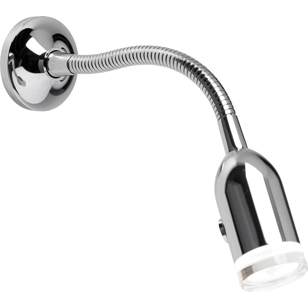 LED svanehalslampe L70TM med touch 23x6 cm 3W Dometic for fleksibel lesebelysning