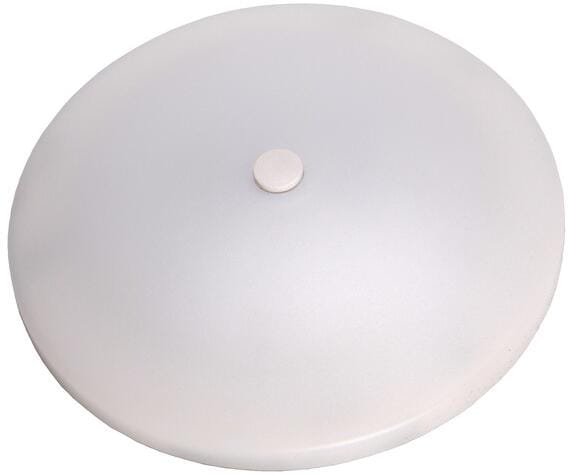 LED taklampe 12V Ø110mm opal/hvit 3 fargetemperaturer Carbest montert