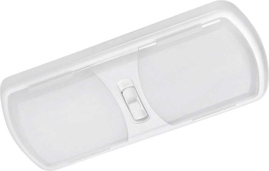 LED taklampe Due 12V 9,6W 640 lumen med bryter hvit fra Fawo