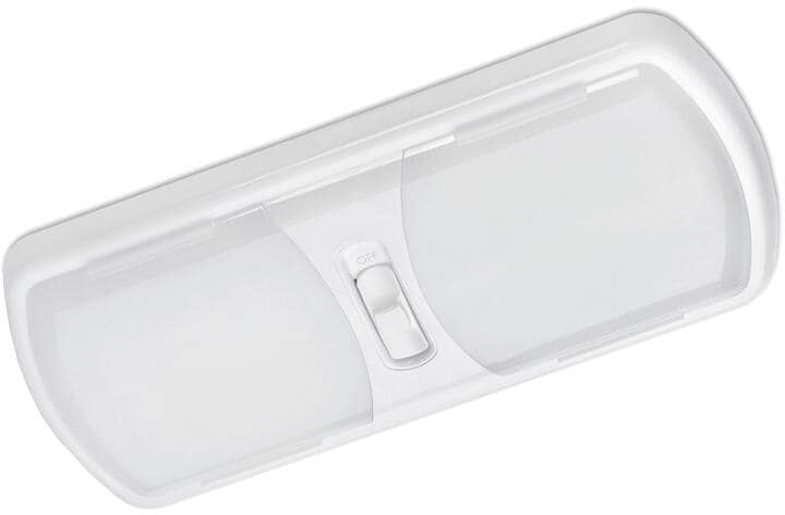 LED taklampe DUE hvit 24 LED 12V 9,6W FAWO forfra
