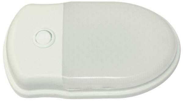 LED-taklampe for hekk­garasje 12V/2,5W hvit 18,5×11 cm fra Dimatec