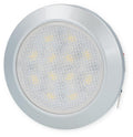 LED taklampe Mini Slim Down Light 12V Ø69mm hvit/blå Carbest forfra