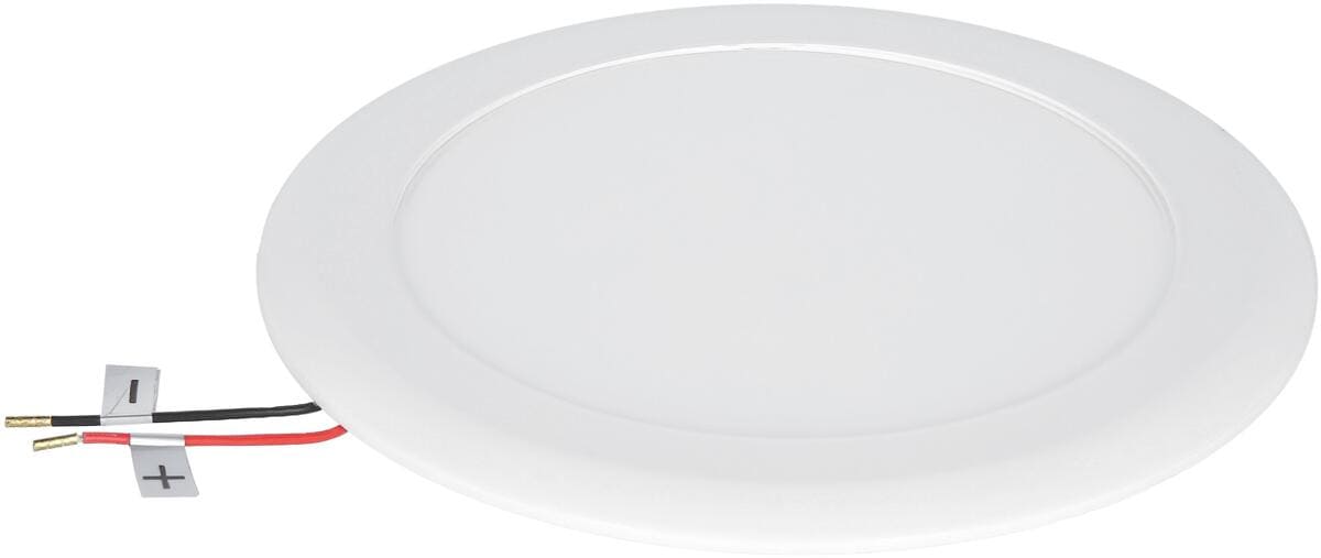 LED-taklampe rund 12V 5,5W Ø168 mm 550 lm hvit forfra