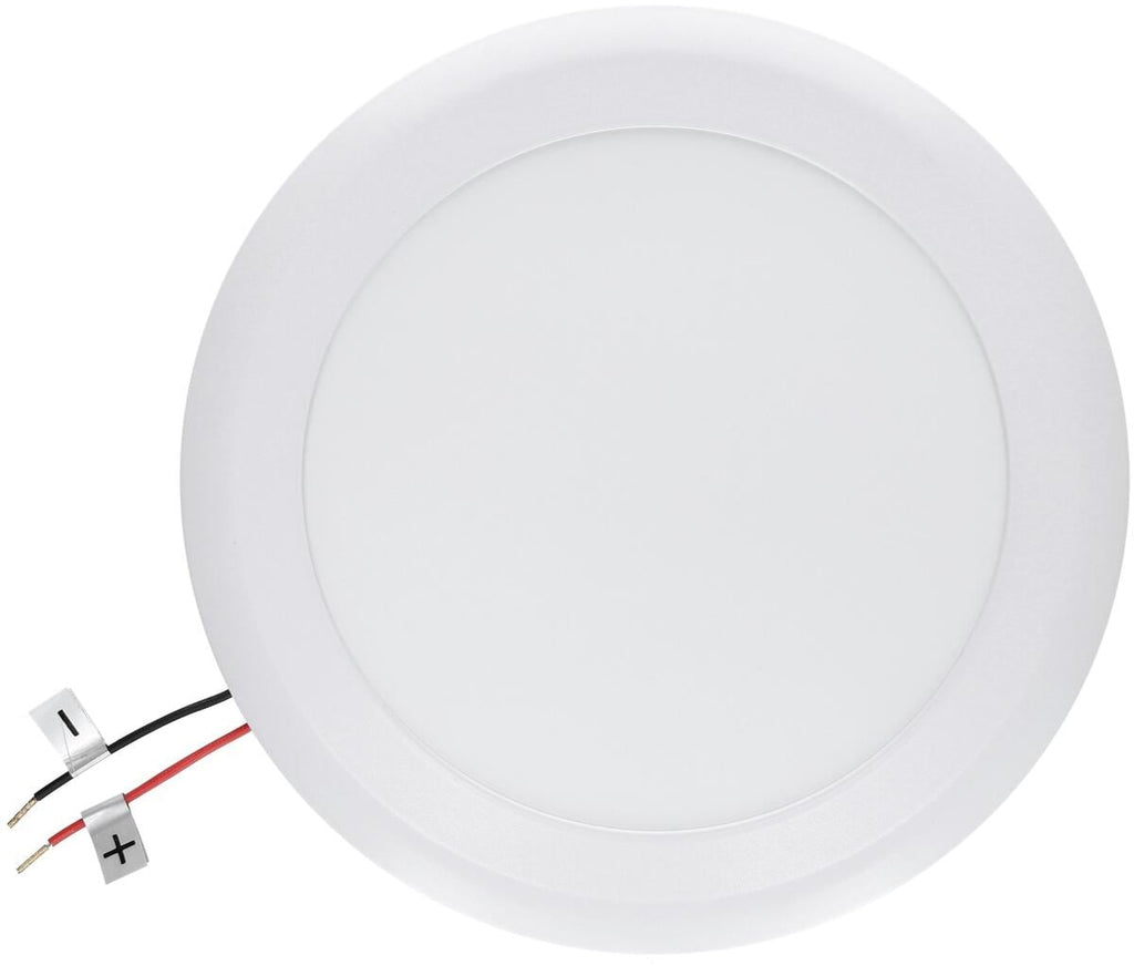 LED-taklampe rund 12V 5,5W Ø168 mm 550 lm hvit montert nærbilde