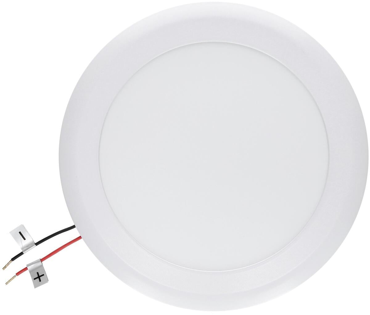 LED-taklampe rund 12V 5,5W Ø168 mm 550 lm hvit montert nærbilde