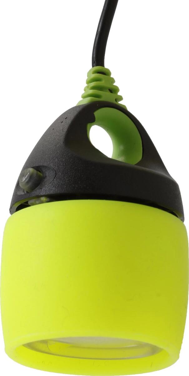 LED-utelampe Nexus 200 lm med USB-seriekobling grønn for campingbelysning